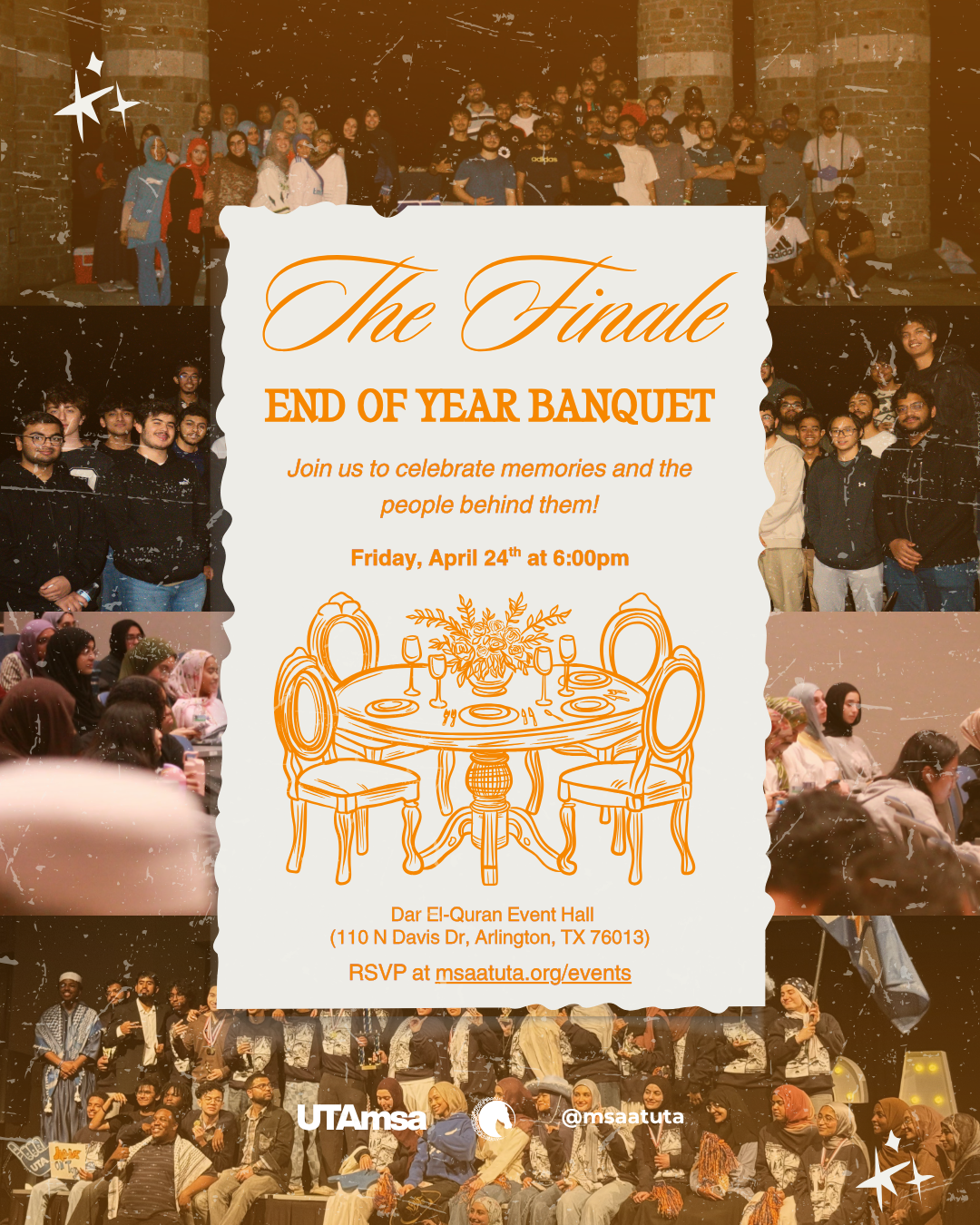 The Finale End of Year Banquet Flyer