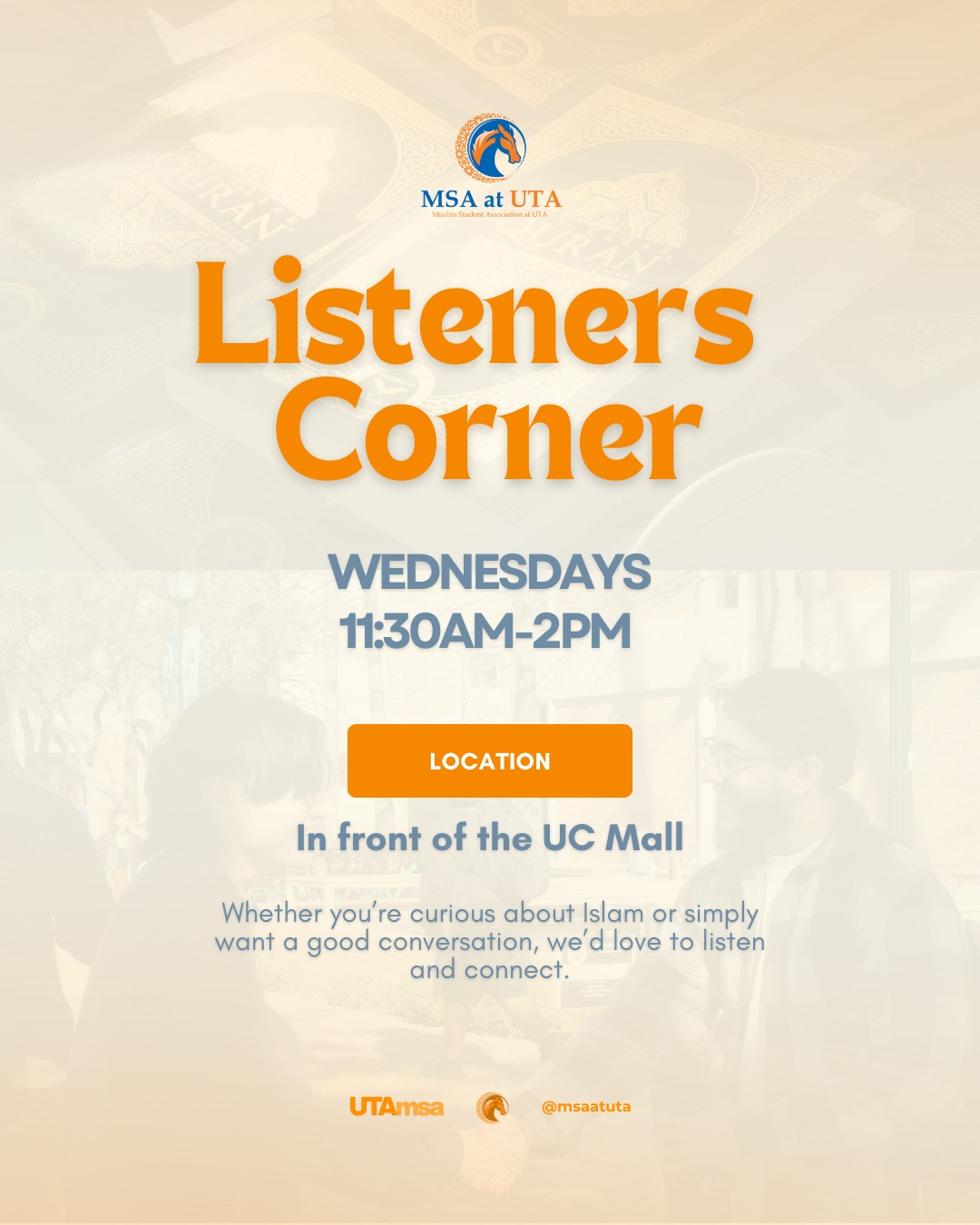 Listeners Corner Flyer