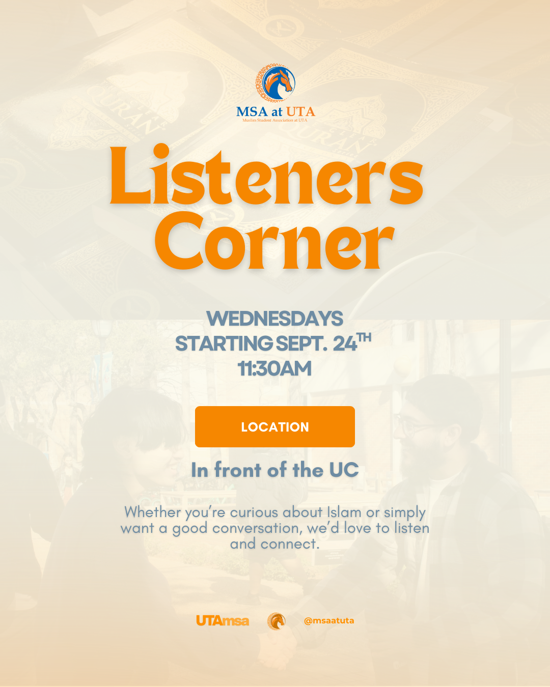 Listeners Corner Flyer